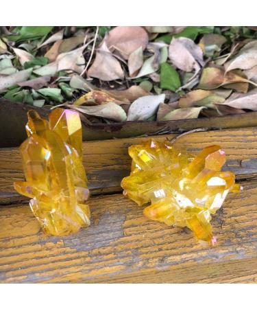 Natural Crystal Rough 1pcs Quartz Crystal Bismuth Silicon Cluster Rainbow - Buy Online on SooperMarket.com