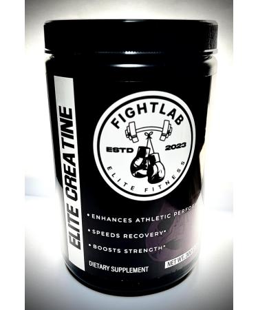 Elite Creatine Monohydrate by Fight Lab Fitness Dietary Supplement 300 g Enhances Athletic Performance Speeds Recovery Boosts Strength