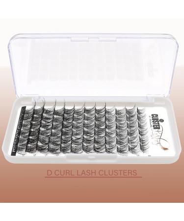 Veleasha 72pcs DIY D Curl Lash Clusters | Volume & Natural Look Individual Lashes | 8-16mm Mix Length False Eyelashes for Home Extensions - Buy Online on SooperMarket.com