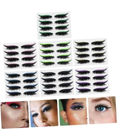 HAPINARY 28 Pairs Glitter Eyeliner Eyeline Strip Sticker Eye Makeup Sticker Fake Eyeliner Stickers Plastic 1 count (Pack of 1) As Shown 1 - Buy Online on SooperMarket.com