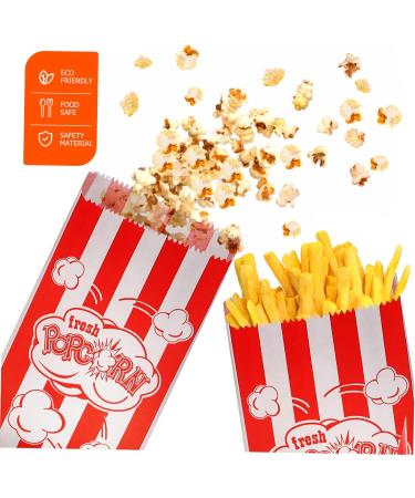 MAGICLULU 200 Pcs Packing Bag Candy Bags Popcorn Containers Paper Treats Bolsitas Popcorn Favor Bags Popcorn Bags for Party Birthday Party Favors Coated Paper Micro-wave Oven Marshmallow - Buy Online on SooperMarket.com