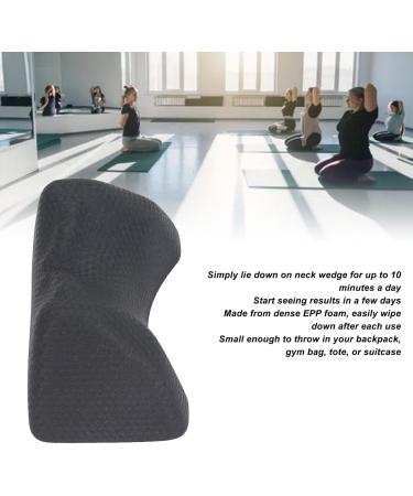 Neck Wedge Occipital Cervical Wedge Ergonomic Cervical Contour Pillows Cervical Traction Discomfort Relieve Jaw Release Tool (Black) - Buy Online on SooperMarket.com