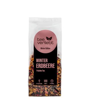 Teeverliebt - Winter Edition Winter Strawberry Fruit Tea 100 g | Loose Fruit Tea | Delicious Tea Mix Ideal as a Gift for Christmas