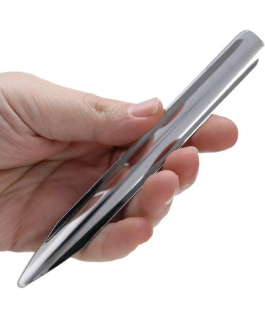 The Beadsmith ScoopEEZ - Curved Metal Bead Scooping Tool for Easy Bead Pickup, Storage, and Organization - Buy Online on SooperMarket.com