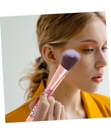 WOFASHPURET 1set Diamond Makeup Brush Women Makeup Supplies Bronzer Powder Makeup Powder Brush Face Blush Brush Portable Makeup Brush Blush Concealer Brush Plastic Miss Handheld Rhinestones - Buy Online on SooperMarket.com