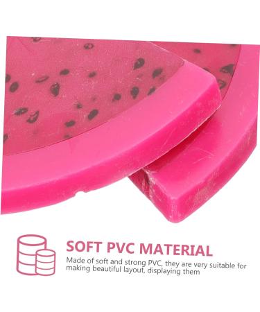 Warmhm 1 Set Fruit Slices Ornament for Kids Fake Dragon Fruit Fake Pitaya Fake Watermelon Slices Watermelon Decorations Pitaya Slice Ornament Soft Pvc Artificial Child Fake Fruit - Buy Online on SooperMarket.com