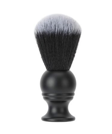 Shaving Brush Portable Stylist Brush Soft Salon Hair Shaving Brush with Metal Handle for Shaving Foam Home Barber Shop