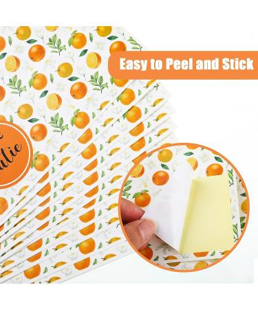 48 Pieces Little Cutie Baby Shower Water Bottle Labels - Waterproof Oranges Bottle Wrappers for Unisex Baby Shower Favors - Buy Online on SooperMarket.com