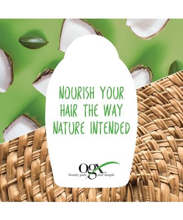 OGX Nourishing + Coconut Milk Shampoo & Conditioner Set - 25.4 Fl Oz (Pack of 2) - Buy Online on SooperMarket.com