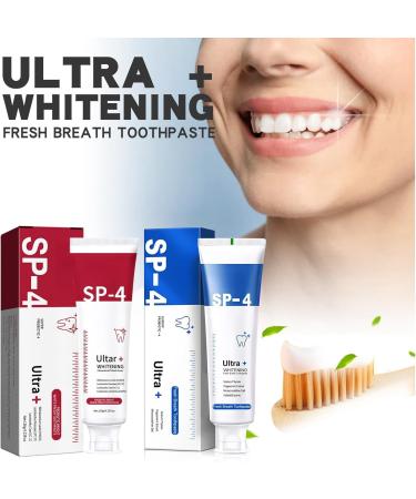Sp4 Probiotic Whitening Toothpaste Fresh Breath Toothpaste Sp4 Teeth Whitening Paste Sp4 Deep Cleansing Care Toothpaste 2pcs C - Buy Online on SooperMarket.com