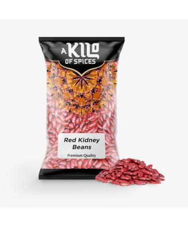 A Kilo of Spices | Red Kidney Beans Whole | Elevate Your Cooking with Premium Quality Red Kidney Beans | Great Addition to Cuisine Salads Soups and pasta | Rajma 1 Kg 1kg
