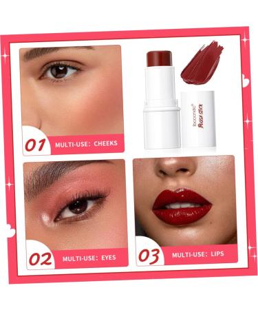 Healvian 1 Set Contour Stick Makeup Blush Facial Kit Wand Stick Neopentyl Di(ethylhexanoate) Ester - Buy Online on SooperMarket.com