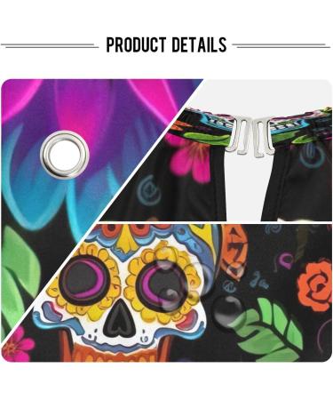 Kigai Skull Flowers Barber Cape | Professional Waterproof Hair Cutting Cape for Men & Women | Adjustable Snap Closure Hairdressing Cape - Buy Online on SooperMarket.com