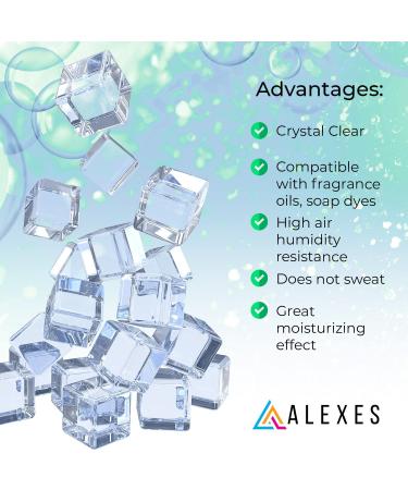 Organic Clear Glycerin Melt and Pour Soap Base - 2 lb Soap Making Supplies - Buy Online on SooperMarket.com
