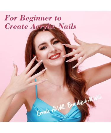 Buy Saviland Acrylic Nail Set - Complete Acrylic Powder & Liquid Kit with Nail Brush Base & Top Gel for Perfect Nail Art - Ideal Acrylic Starter Set - Buy Online on SooperMarket.com
