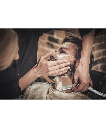 Krisp Beauty Classic Straight Edge Barber Razor - Professional Close Shaving Tool for Men | Salon Quality Shavette with 10 Blades - Buy Online on SooperMarket.com