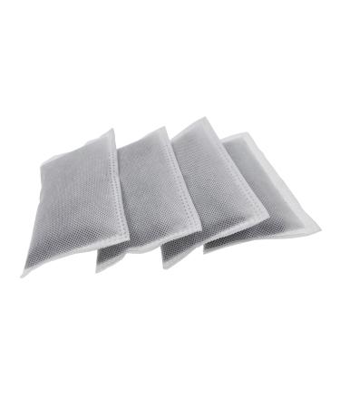 4 Pack Activated Charcoal Odor Absorbing Filter Refill Deodorizer Compatible with iTouchless Trash Cans 8 Gallon and Larger 4-Large Filter