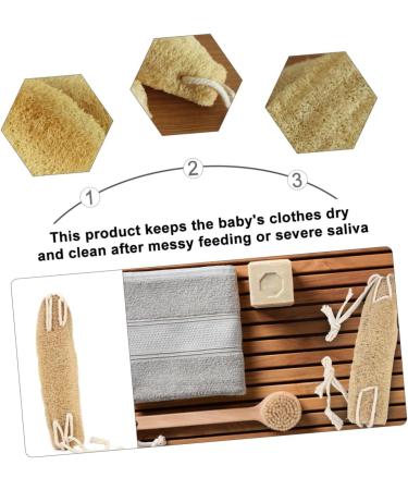 Beavorty Loofah Bath Towel & Body Scrubber - Exfoliating Shower Strap for Smooth Skin | Travel-Friendly Natural Back Scrubber - Buy Online on SooperMarket.com