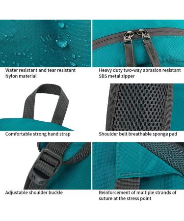 FENGDONG 35L Waterproof Packable Travel Backpack for Men and Women - Lightweight and Foldable Daypack (A3-Green-Upgrade) - Buy Online on SooperMarket.com