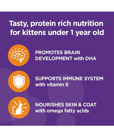 IAMS Perfect Portions Healthy Kitten Wet & Dry Cat Food Bundle Cat Food + Cat Food with Chicken Chicken - Kitten 75 g (Pack of 24) - Buy Online on SooperMarket.com