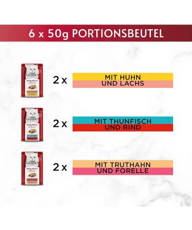 Buy Purina Gourmet Mon Petit Duetto Intense Cat Food - 8-Pack with Fish & Meat Variety | Premium Wet Cat Food for International Shipping - Buy Online on SooperMarket.com