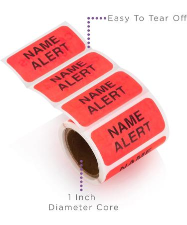 Carstens Medical Stickers - Red and Black Alert Labels for Charts (Roll of 100) - Buy Online on SooperMarket.com