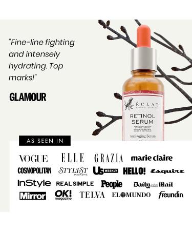 Retinol Serum for Face - 2.5% Pure Anti-Wrinkle Serum with Hyaluronic Acid & Vitamin B3 | Resurfacing Anti-Aging Treatment for Men & Women - Facial Acne Solution - Buy Online on SooperMarket.com