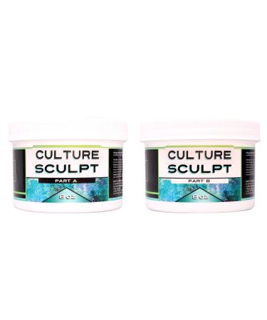 Counter Culture DIY Culture Sculpt 2 Part Modeling Compound, 16 oz Total, VOC Free Artist Clay for Crafting, No Baking Required