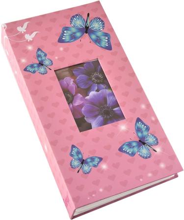 ARPAN 6x4 Designer Photo Album | 300 Pockets | Pink-Butterfly Design | 18x4x33 cm - Buy Online on SooperMarket.com