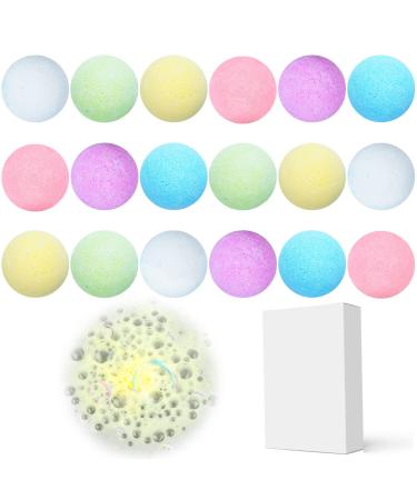 24 Pieces Bath Bombs Present Set Natural Handmade Bubble Bath Spa  Essential Oils Colorful Fizzy Bubble  Birthday Present for Women  Mother Kids Girls or Boys  Christmas