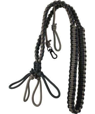 Duck Call Lanyard | Braided DIY Waterfowl Hunting Caller Holder | Adjustable Parachute Cord | Green/Khaki - Buy Online on SooperMarket.com