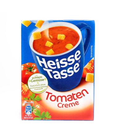 Erasco hot cup of tomato cream-in just 2 minutes of simply add hot water the perfect soup snack (3 x 21 g) 63 g (1 Pack)
