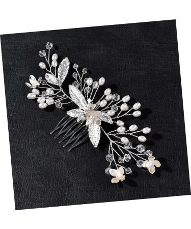 FOYTOKI Handmade Crystal Tiara Bridal Hair Comb Wedding Hair Accessories for Brides Wedding Hair Comb for Brides Bride Headpieces for Wedding Bridal Rhinestone Headpieces Bridal Headdress - Buy Online on SooperMarket.com