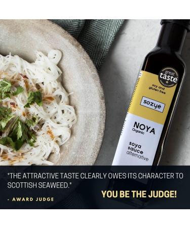 Organic Soy-Free NOYA Sauce- Gluten-Free, Plant-Based, UK Brewed - 250ml Glass Bottle - Buy Online on SooperMarket.com