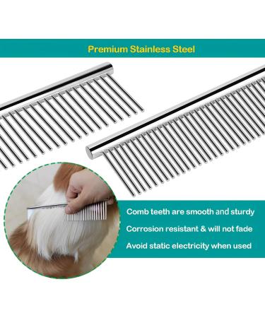 Redreo Stainless Steel Pet Comb for Dogs - Effective Deshedding & Knot Removal Tool for Poodles & All Breeds - Buy Online on SooperMarket.com
