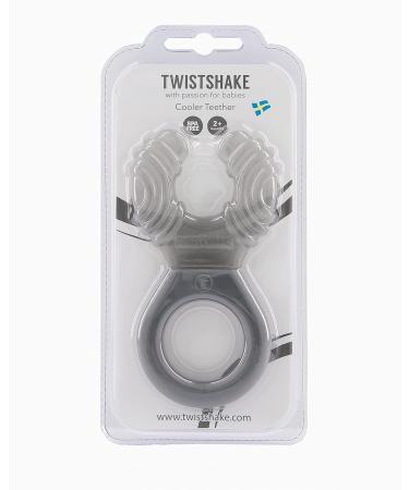 Twistshake Cooling Teething Ring for Babies | BPA Free | Pastel Grey | Ideal for 2 Months+ - Buy Online on SooperMarket.com