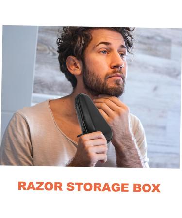 Beavorty Box Razor Storage Organizer for Men - Travel Shaving Case & Foam Storage Bag - Buy Online on SooperMarket.com