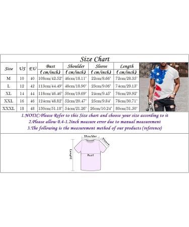 HDDK 4th of July Soldier Short Sleeve T-shirt | Independence Day Patriotic Tee - Red X-Large - Buy Online on SooperMarket.com