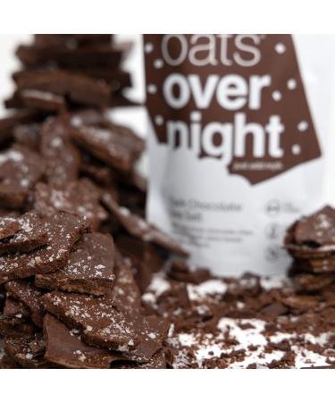 Oats Overnight - Dark Chocolate Sea Salt - Vegan 10g Protein Low Sugar Breakfast Shake - Gluten Free High Fiber Non GMO Oatmeal (2.2 oz per meal) (16 Pack) - Buy Online on SooperMarket.com