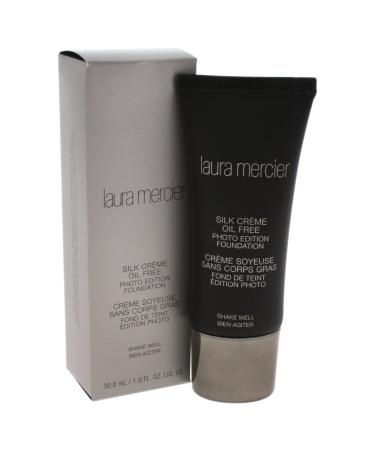 Laura Mercier Silk Creme Oil-free Photo Edition Foundation for Women  Cream Ivory  1 Ounce Cream Ivory 1 Fl Oz (Pack of 1)