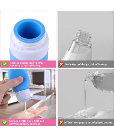 Travel Bottles Set - 16 Silicone BPA-Free 90ml Bottles for Easy Travel Packing - Buy Online on SooperMarket.com