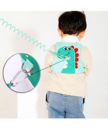 Green Toddler Leash & Anti-Lost Wrist Link for Baby Walking Safety | Boys/Girls Travel Harness - Buy Online on SooperMarket.com