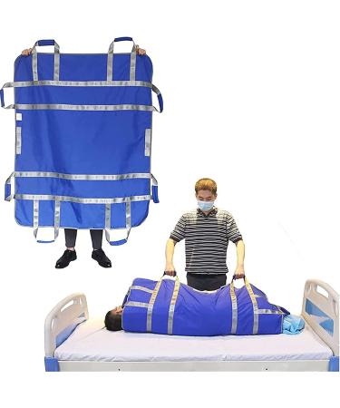 Positioning Pad Draw Sheet Patient With Reinforced Handles Transfer Sheet for Body Lifting Turning Repositioning for Elderly Caregiver Adult Lift Sheet