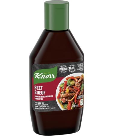 Knorr Concentrated Bouillon just a drop adds deep rich flavour Beef gluten free no added preservatives (pack of 4) Beef 250 ml (Pack of 4) - Buy Online on SooperMarket.com