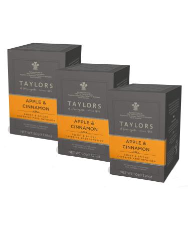 Taylors of Harrogate Apple & Cinnamon Tea 3 x 20 Individually Wrapped & Tagged Tea Bags