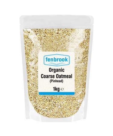 Organic Coarse Oatmeal (Pinhead) 1kg | Certified Organic by Fenbrook Organic