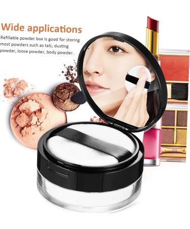 Mikinona 2pcs Powder Dispenser Plastic Travel Powder Containers Powder Container - Buy Online on SooperMarket.com
