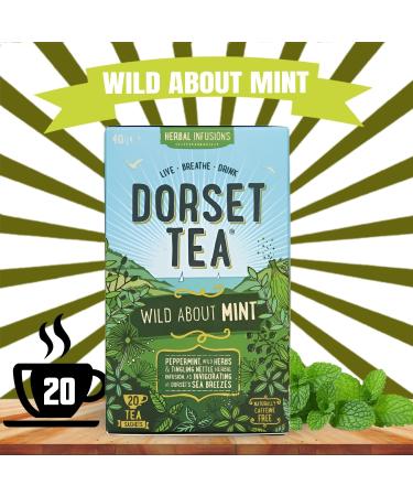 Dorset Tea Pick N Mix - Choose From 8 Flavours | Strawberries & Cream Cool Earl Grey Foraged Fruits Ginger & Sunshine Pure Green-Tea Wild About Mint Sunshine Lemon - Pack of 5 - Buy Online on SooperMarket.com