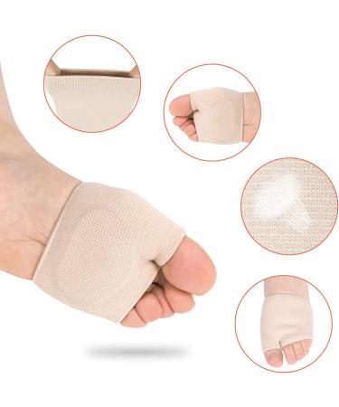 Heyu-Lotus Metatarsal Pads for Women and Men - Gel Ball of Foot Cushion Sleeves for Metatarsalgia Pain Relief and Support - Large Size - Buy Online on SooperMarket.com