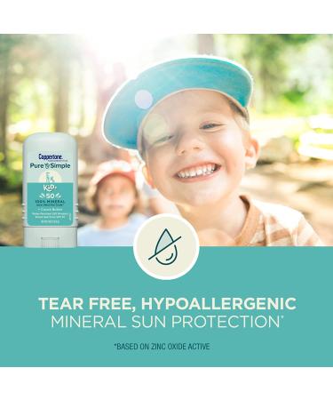 Coppertone Kids Sunscreen Spray SPF 50 + Stick SPF 50 Bundle | Zinc Oxide Mineral Formula | Pediatrician Recommended | 5.5 Oz Spray + 0.49 Oz Stick - Buy Online on SooperMarket.com